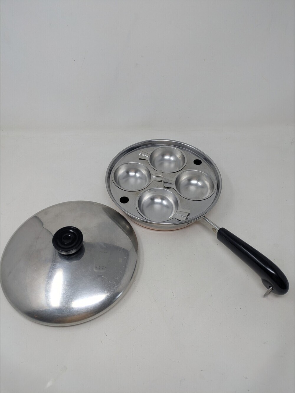 Revere Ware Poach Egg 8" Breakfast Unit Skillet Pan